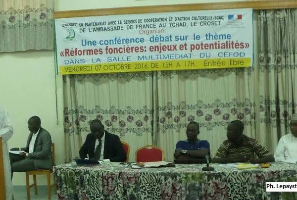 Le CROSET  souhaite une réforme foncière au Tchad