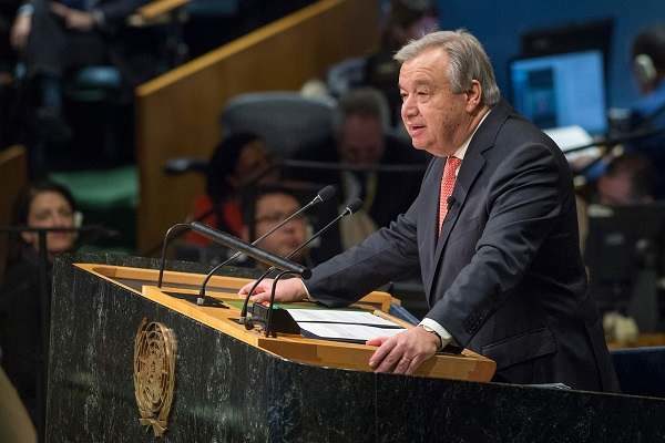 Antonio Guterres : La paix doit être notre objectif et notre guide