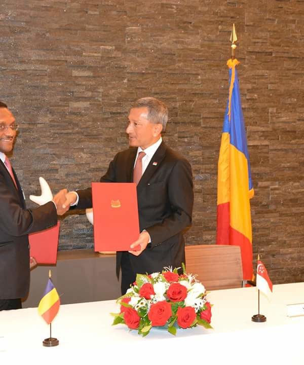 Le Tchad et Singapour signent des protocoles d’établissement des relations diplomatiques