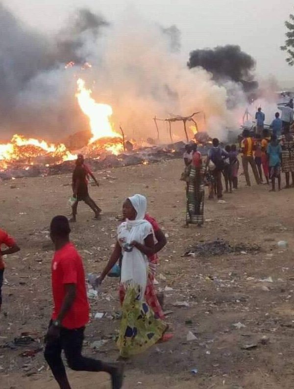 Un incendie s’est déclaré au marché de Walia Ngosso