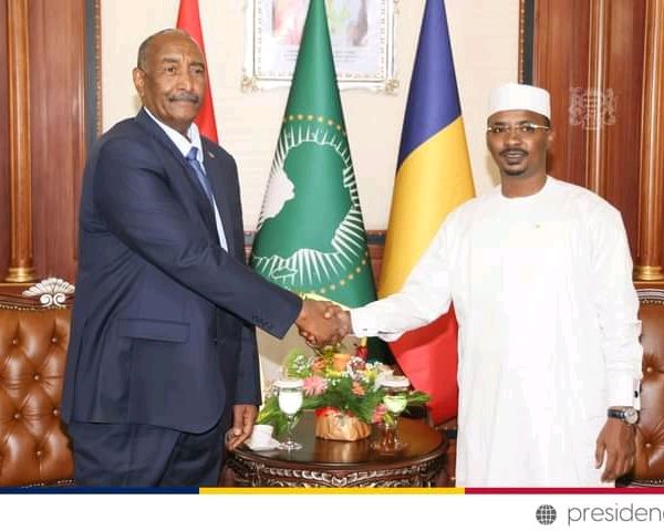 Le Président de transition du Soudan est en visite de travail à N’Djamena