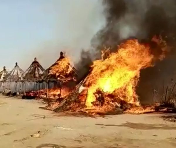 Le camp des réfugiés centrafricains a été incendié par un inconnu