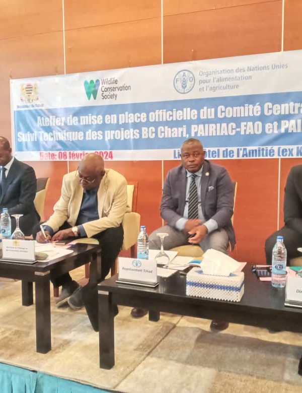 Tchad : les membres du comité central de  suivi technique des projets Pairiac Fao/Wcs et Bc Chari installés