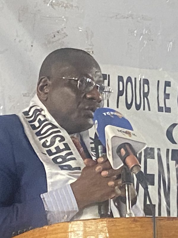 Tchad : Bongoro Théophile  investi candidat à la présidentielle par son parti