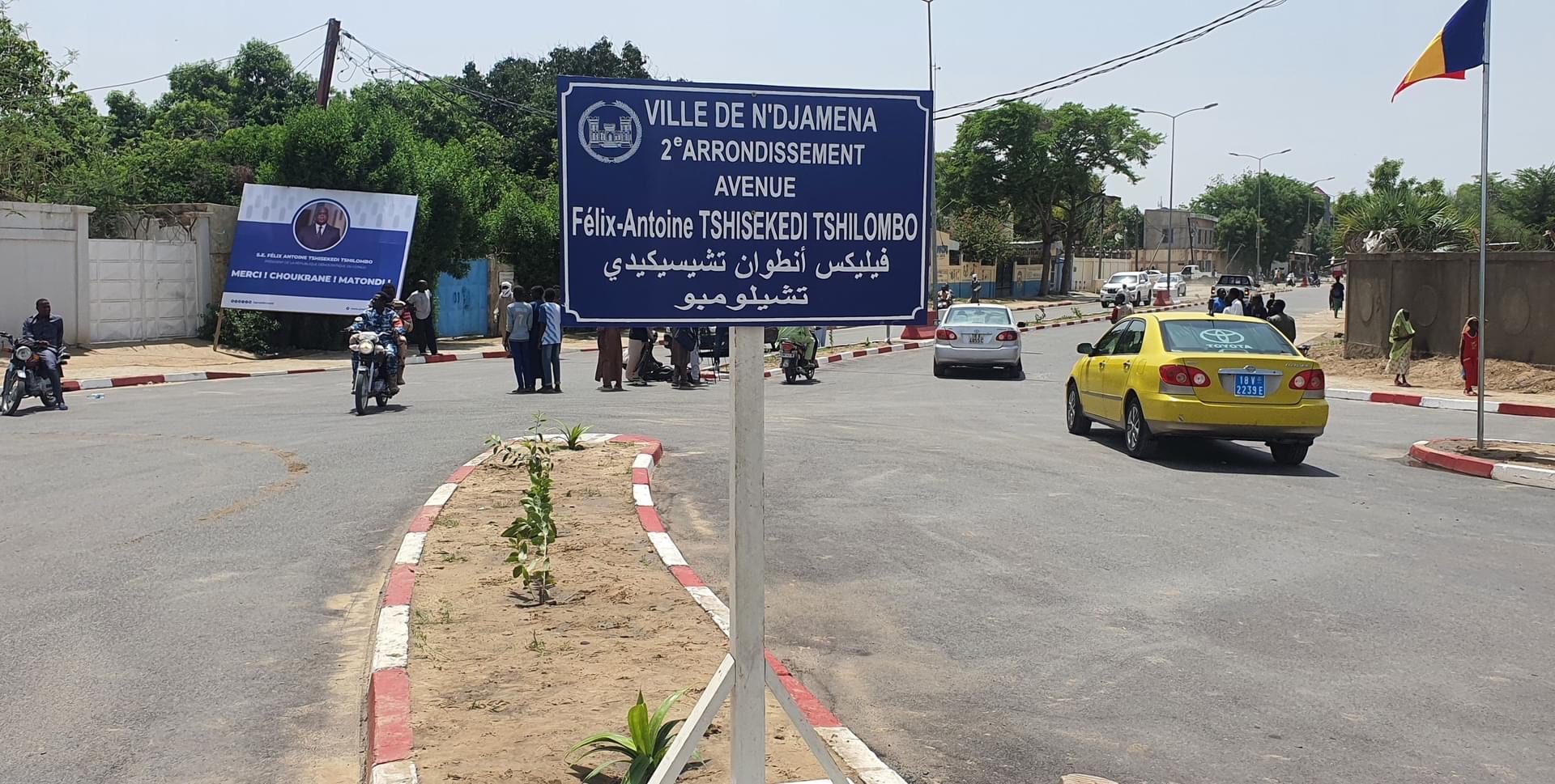 Tchad : Une avenue inaugurée au nom du président Tshisekedi 1