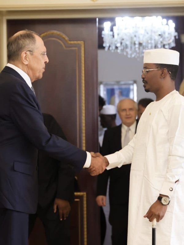 Tchad/Russie : Sergueï Lavrov reçu en audience par le président Mahamat Idriss Deby