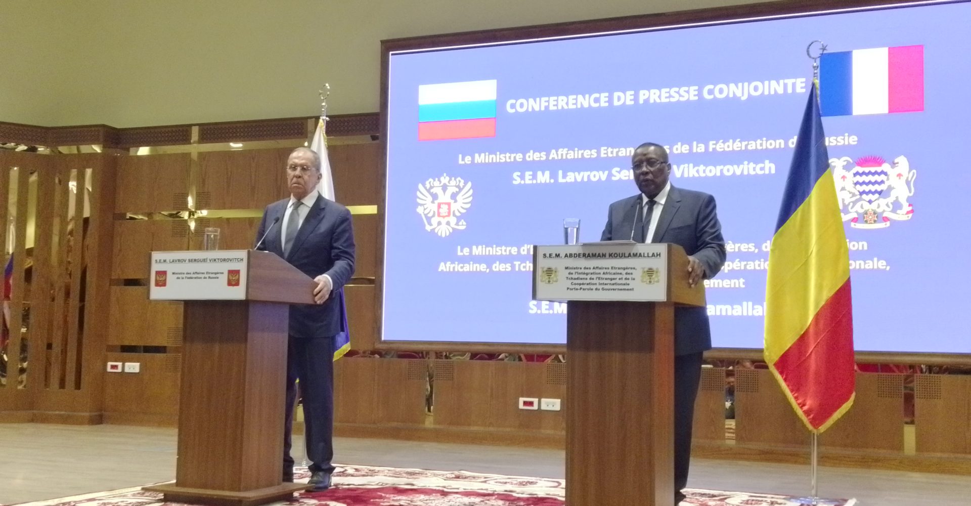 «Notre relation avec le Tchad ne va pas influencer le rapport du Tchad avec la France », Sergueï Lavrov 1