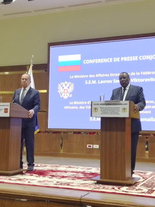 «Notre relation avec le Tchad ne va pas influencer le rapport du Tchad avec la France », Sergueï Lavrov