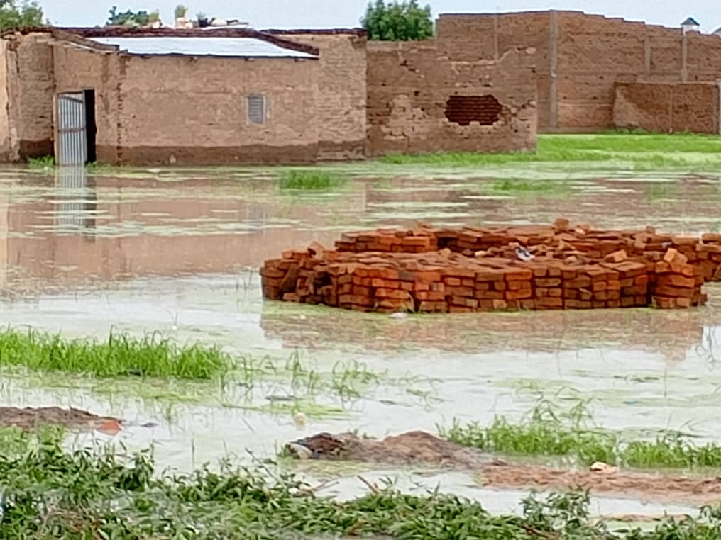 Plusieurs quartiers de N’Djamena sont sous l’eau 1