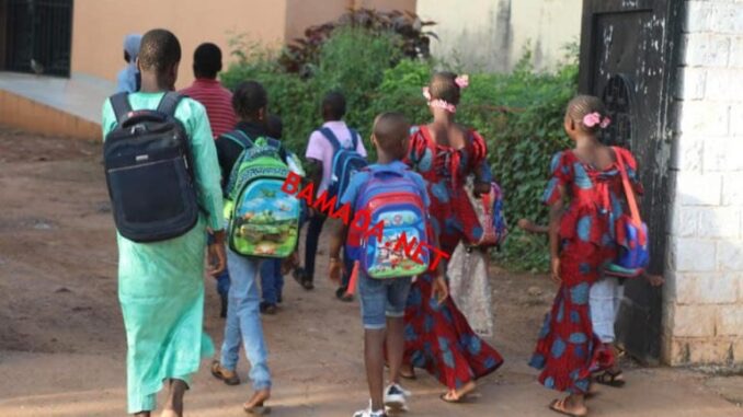 Mali : report de la rentrée scolaire au 4 novembre 1