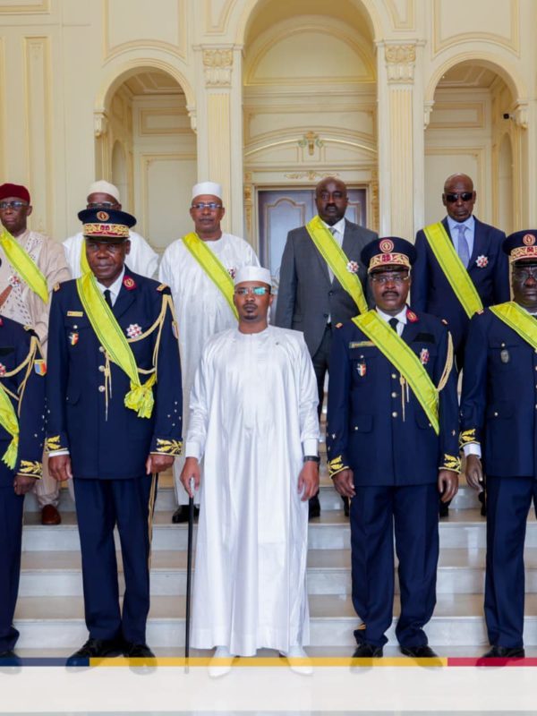 Les ex membres du Cmt élevés rang de dignité de grand-croix de l’ordre national du Tchad