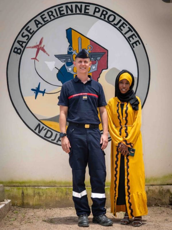 Kirobo Angéle Abakar, sauve un enfant grâce à la formation des pompiers militaires français