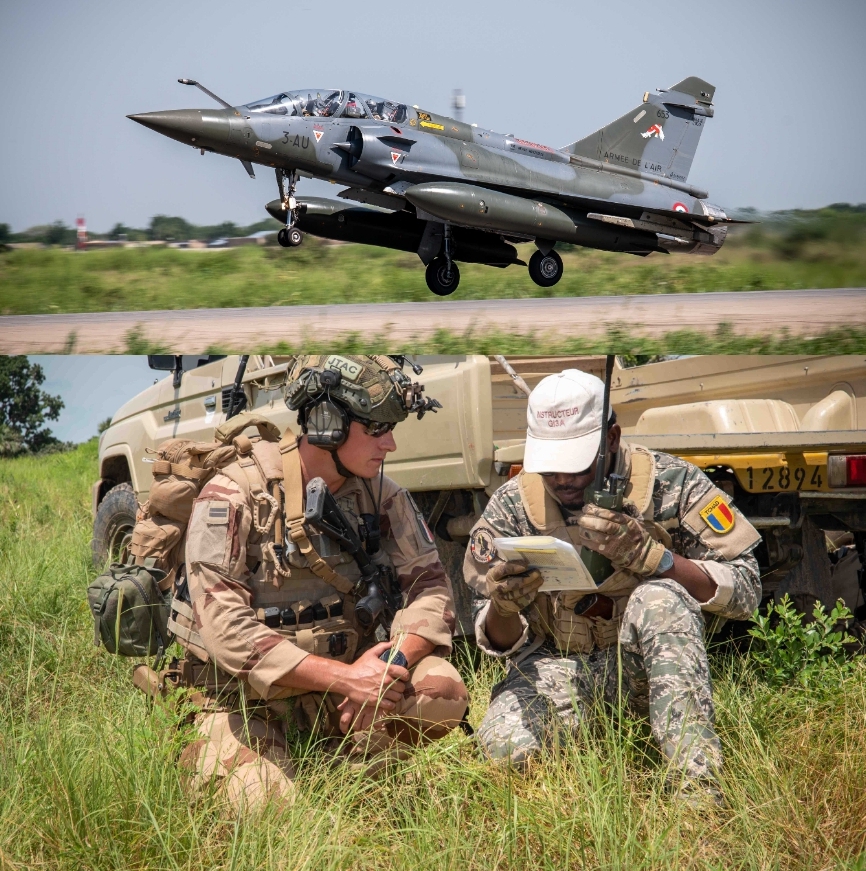 Les forces françaises et l’armée tchadienne ont conjointement mené des exercices 1