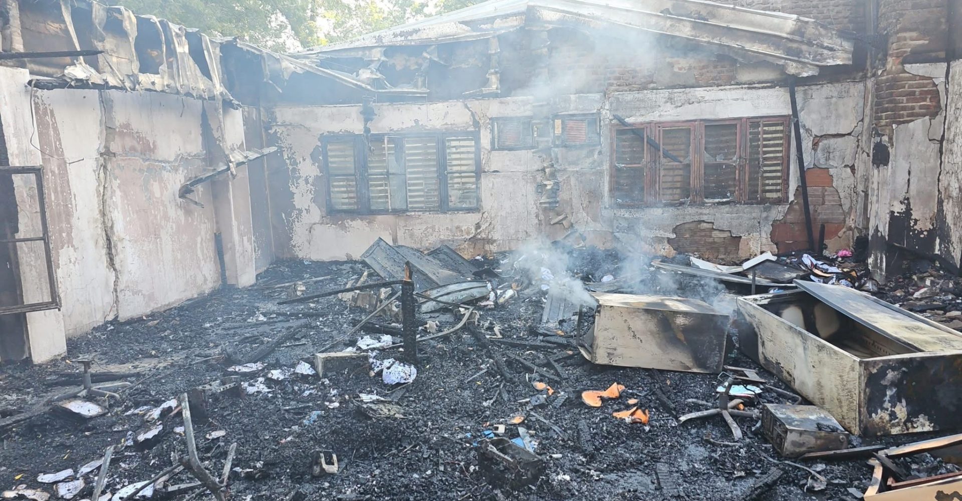 N'Djamena : un incendie ravage un bâtiment du ministère de l’éducation 1