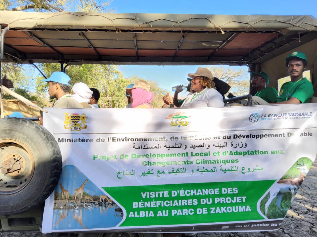 Les bénéficiaires du projet Albia visitent le Parc de Zakouma 1