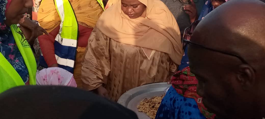 Fatimé Boukar Kossei solidaire avec les sinistrés du site de la basilique 1