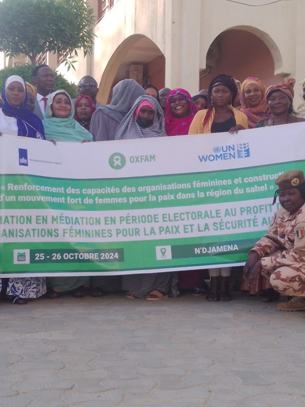 Tchad : environ 40 médiateurs en période électorale formés par Oxfam