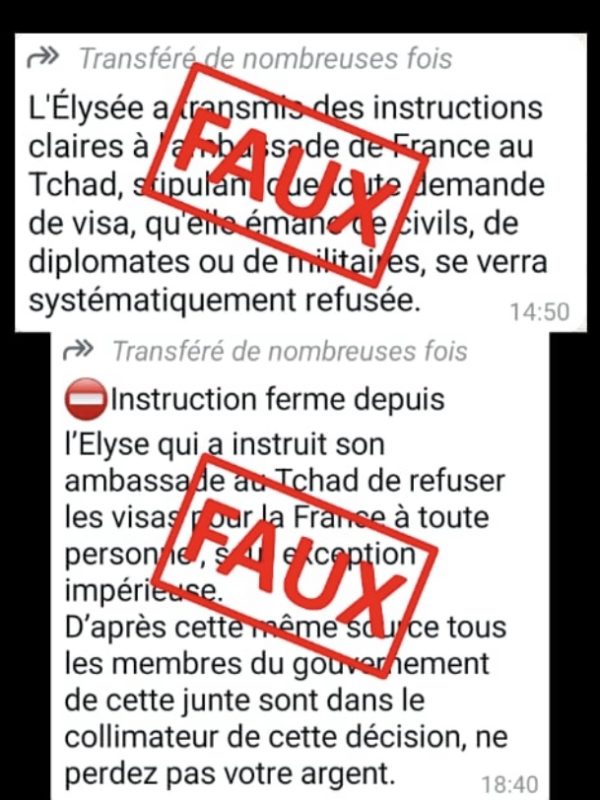 Tchad : l’Ambassade de France dément les rumeurs au sujet de la délivrance des visas aux ressortissants Tchadiens